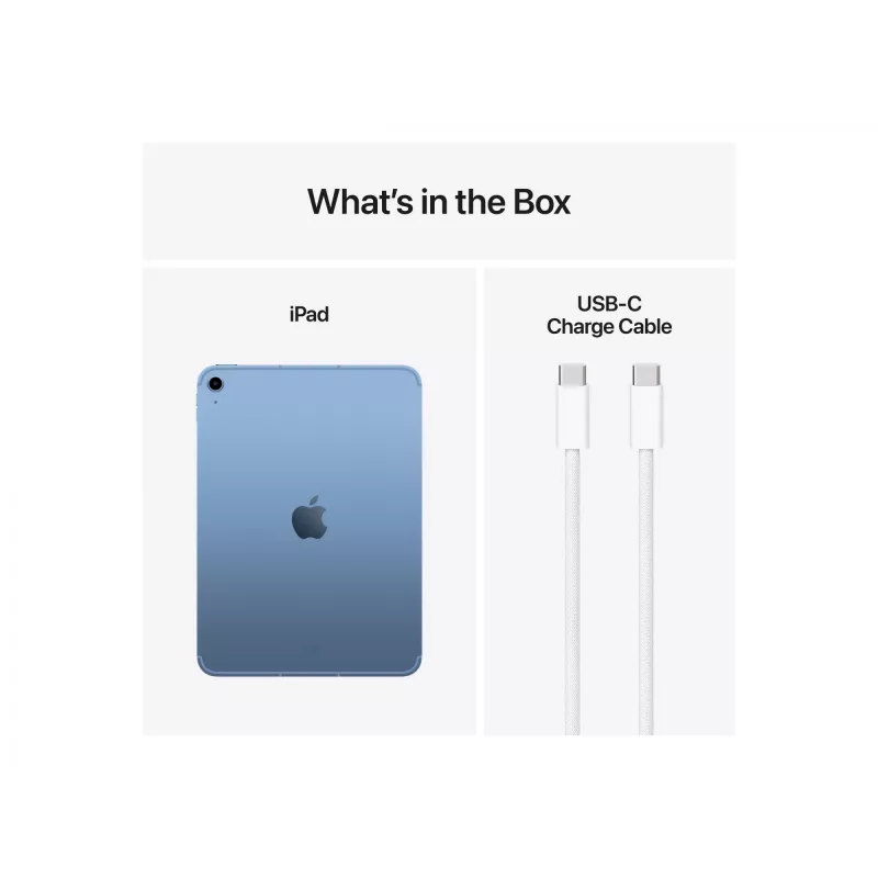Apple iPad A16 Tablet 11" 128 GB, Wi-Fi + Cellular 5G LTE-TDD & LTE-FDD, 2360 x 1640, Wi-Fi 6, iPadOS 18, Blau