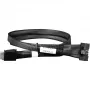Icy Dock MB302L-B MCIO 8i (SFF-TA-1016) auf 2x OCuLink 4i (SFF-8611) Kabel, PCIe 4.0, 0,5 m