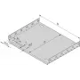 SCHROFF Montageplatte für Abdeckbleche - Montageplatte 28TE 220T (34563009)