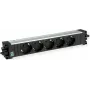Bachmann STEP ALU 906.19145 Steckdosenleiste, 5x CEE 7/3 Steckdosen, GST18