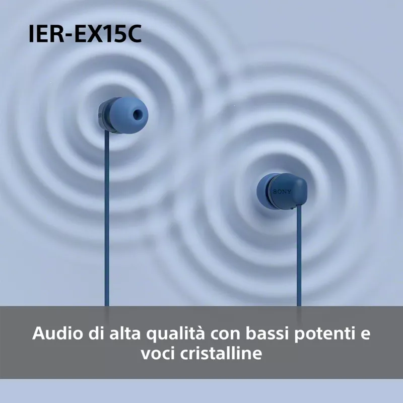 Sony IER-EX15C Headset Kabelgebunden In-Ear Anrufe/Musik USB Typ-C Weiß