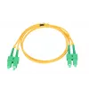 Extralink Patchkabel SC/APC-SC/APC, Singlemode, Duplex, G657A, 3mm, 2m