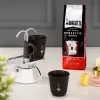 Bialetti Mini Express Induction Espressokocher-Set 7310, 2 Tassen mit 2 Gläsern