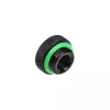 Fitting BitsPower BP-MBWP-C06V2 — Messing schwarz Flüssigkeitskühlungsanschluss, 18×18×10 mm