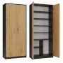 Topeshop OLIV 2D ANT/ART KPL Bücherregal