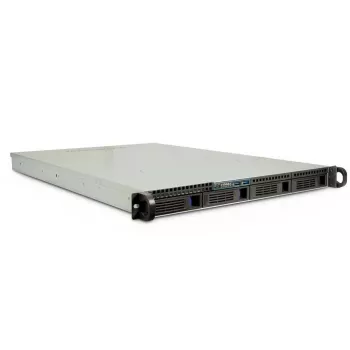 Inter-Tech IPC 1U-1404 Rack Schwarz, Edelstahl