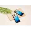 Schutzhülle iKins für Samsung Galaxy Note 20 Ultra – blue lake Schwarz