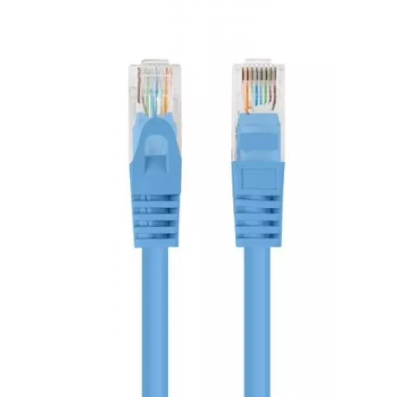 LANBERG PCU5-20CC-0300-B Cat5e U/UTP Patchkabel, 3 m, Blau, 10er-Pack