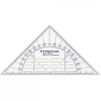 Staedtler Mars 568 38 Geodreieck, 16 cm, unzerbrechlich