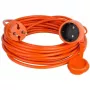 Einziehbare Kabeltrommel VERTEX PZO10M3x2.5POM — 10 m orangefarbenes Kabel, 2 Adern (3x2,5 mm), Typ-E-Steckdose, IP44, 6 A, 230 V