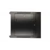 Extralink Rackmount-Gehäuse 6U 600x600 AZH Schwarz wandmontiert, schwenkbar