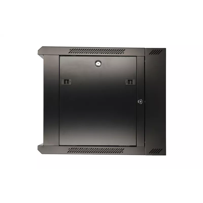 Extralink Rackmount-Gehäuse 6U 600x600 AZH Schwarz wandmontiert, schwenkbar