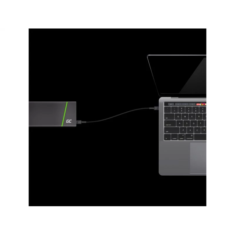Green Cell KABGC31 USB-Kabel USB 2.0 0,3 m USB-C Schwarz