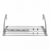 Anbauregal Jata HTEN2402 aus Polypropylen und Edelstahl faltbar 58×32×4,7 cm