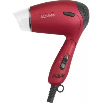 Bomann HTD 8005 CB Haartrockner, 1300 W, 110-230 V, Rot