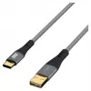 EFB Elektronik USB-A-auf-USB-C-Kabel 60W QC 3A Grau – Kabel – Digital/Daten (USB-AC-00004)