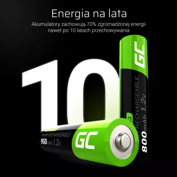 Green Cell GR08 Haushaltsbatterie Wiederaufladbare Batterie AAA Nickel-Metallhydrid (NiMH)