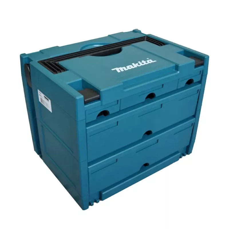 Makita P-84349 MAKSTOR Modell 4.5 Werkzeugkiste, 5 Schubladen, blau