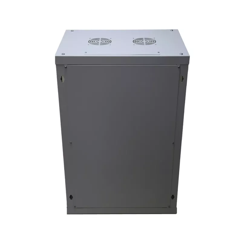 Wandmontierter Schrank Extralink Rackmount-Gehäuse 18U 600x600 Grau Schlüsselschloss