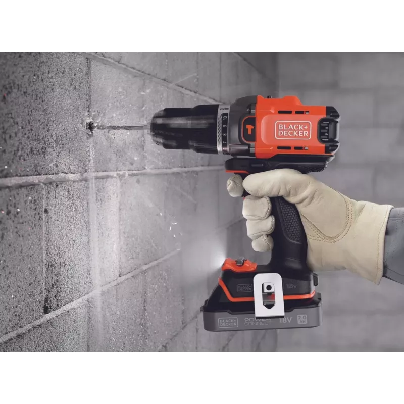 18V BCD383D2TA BLACK+DECKER Akku-Bohrschrauber