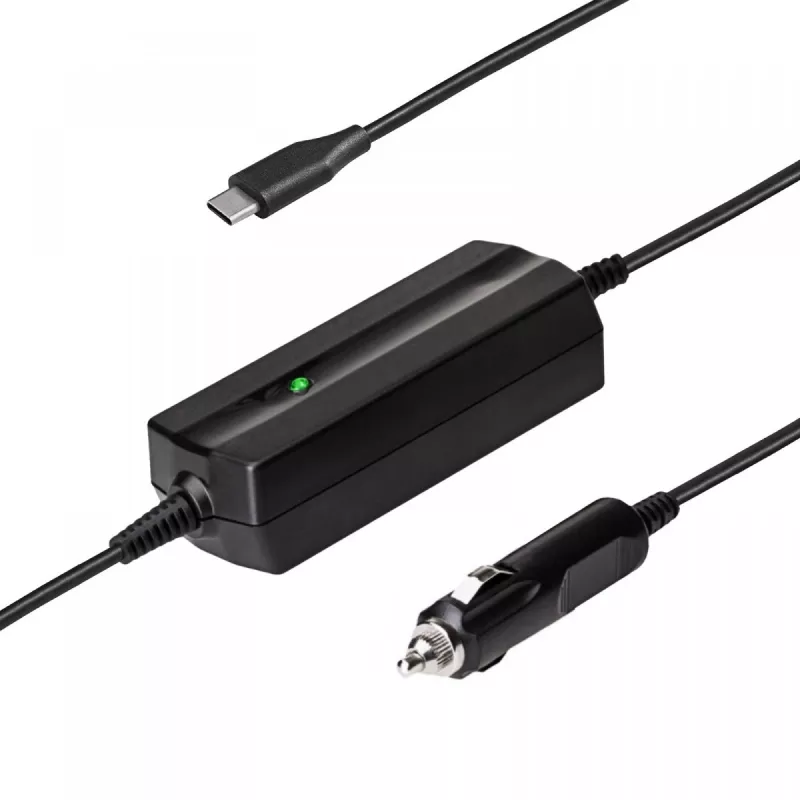 Akyga AK-ND-83 USB-C-Kfz-Ladegerät 65 W, Power Delivery, 12/24 V Eingang, 5–20 V Ausgang, 1,8 m