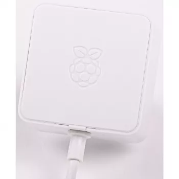 Offizielles weißes Raspberry Pi 5,1 A/3 A Netzteil, weiß, Bulk