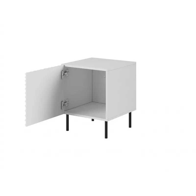 Cama Meble HOLE Nachttisch, 2er-Set, 44×40,5×53,5 cm, matt weiß