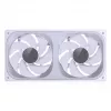 Jonsbo ZB-240WR Infinity Mirror Lüfter, ARGB, PWM, Reverse Blade, 240 mm, weiß