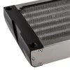 Radiator Aqua-Computer airplex radical 2/480 — Aluminium/Kupfer/Edelstahl, 520×140×40 mm