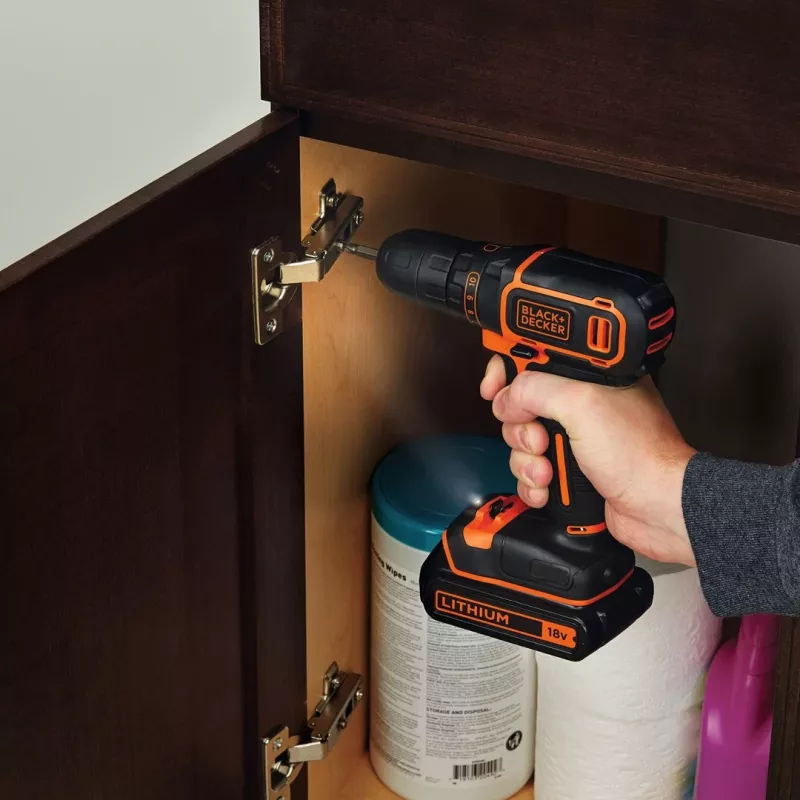 Black & Decker BDCDC18K-QW Bohrmaschine schwarz, O