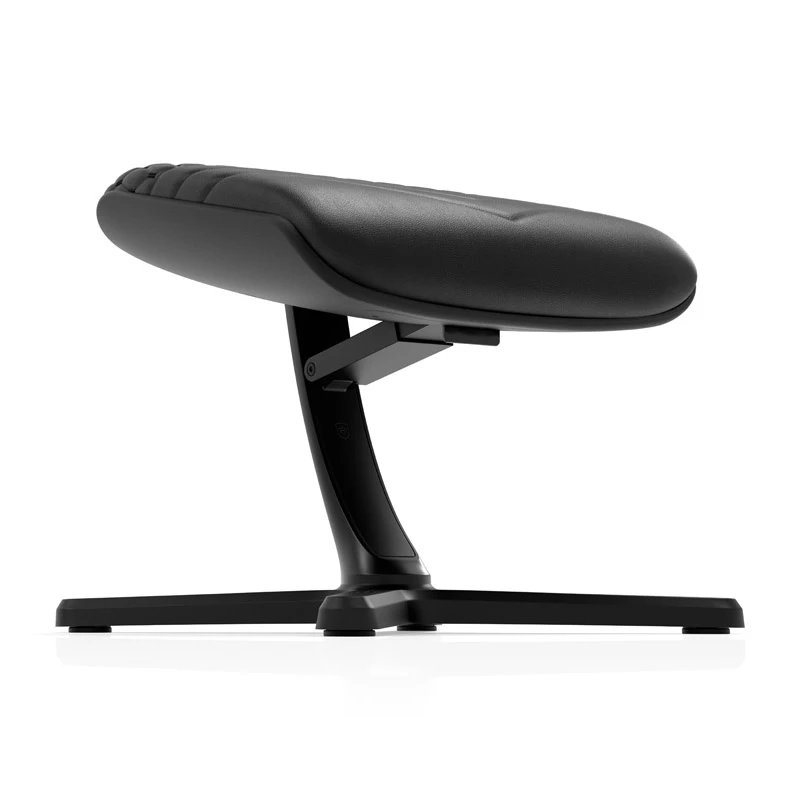 noblechairs Fußstütze 2, Echtleder, schwarz