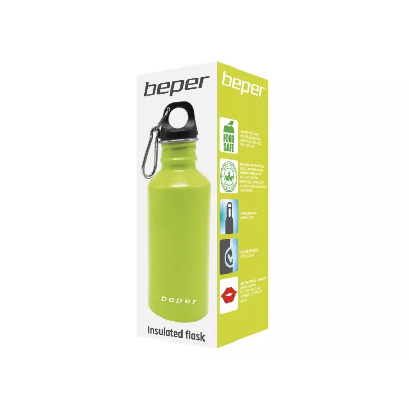 Beper C102BOT003 Edelstahlflasche, 500 ml