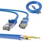 Extralink LAN Patchkabel Kat.6A RJ-45 Cat6a 1m Blau