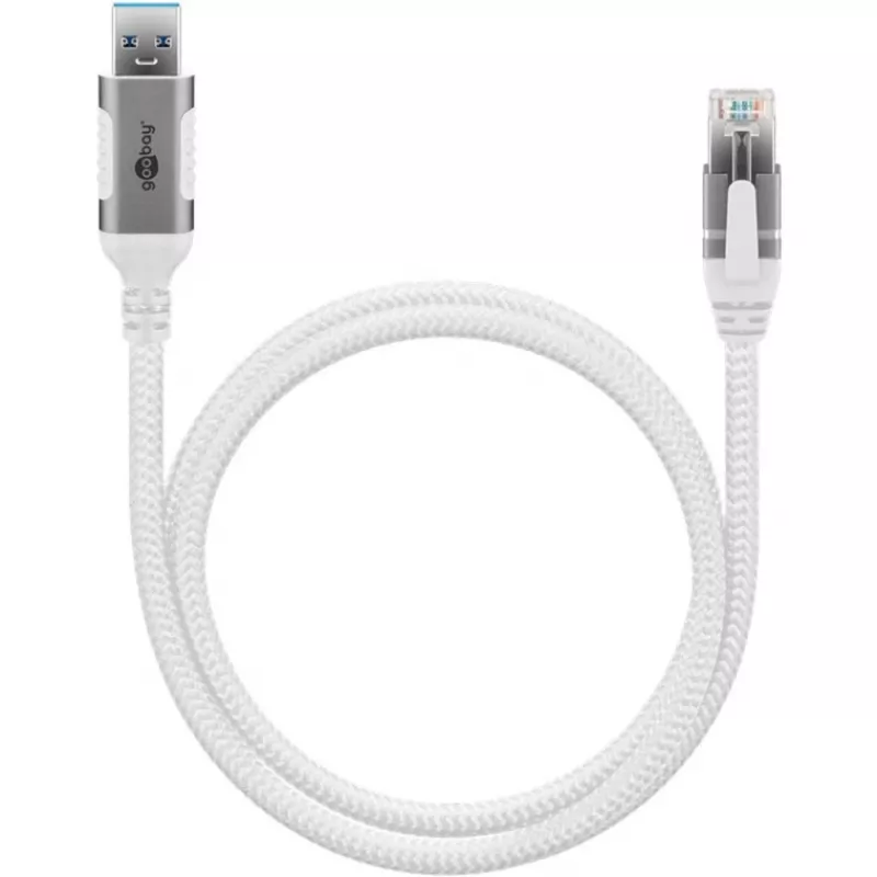 Ethernet-Cable USB-a 3.2 Gen1 Plug > RJ-45 Plug, LAN-Adapter