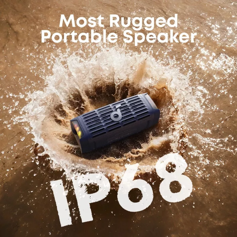 Tragbarer Bluetooth-Lautsprecher Anker Soundcore Boom 3i – 50 W, wasserdicht, batteriebetrieben