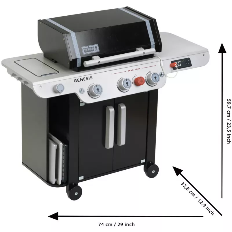 Weber-Grill Genesis aus Wood (MDF), Spielküche schwarz/Grau
