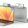 Induktiver Halter für MacBook MagSafe schwarz