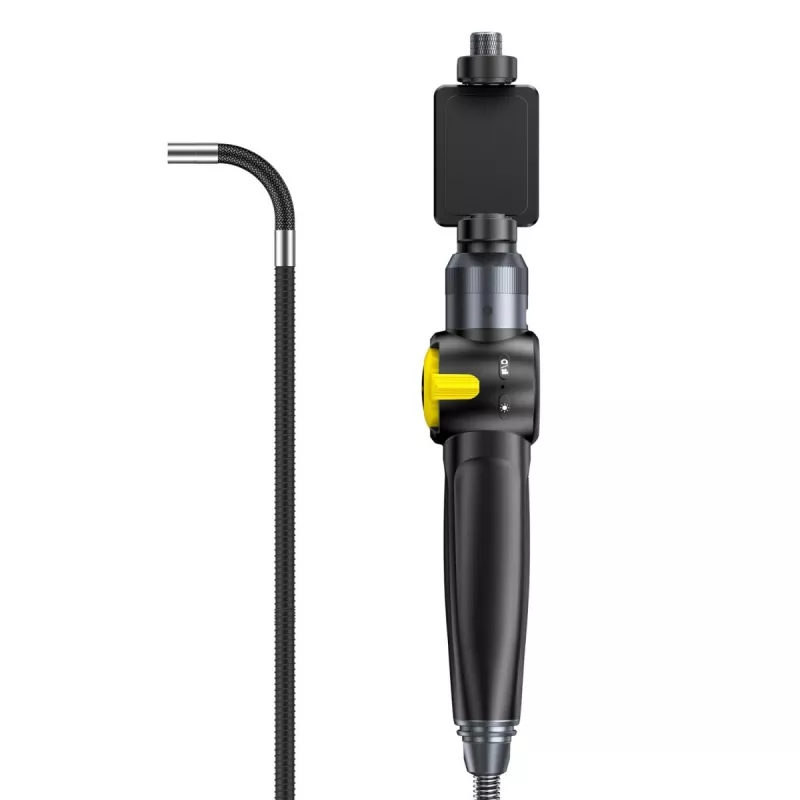 Ulefone uSmart E03 UF-EC03 Endoskopkamera, 1280x720 HD, in zwei Richtungen um 180° lenkbare Sonde, 6 LEDs, IP67, 1 m halbstarres Kabel