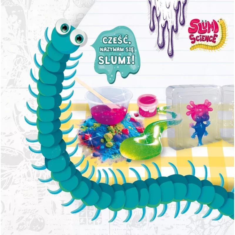 Handsqueezer Liscianigiochi Slumi Science Axolotl Modell 304-PL110322 für pädagogisches Spielen