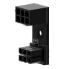 6‑Pin PCIe 180° Adapter U+D by Singularity für GPU/PCIe-Stromkabel (SC-A-PCIE6-UD)