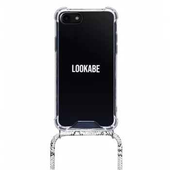 Necklace Lookabe Snake Edition für iPhone X/Xs — silberner Anhänger-Zubehör