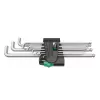Wera 950/9 Hex-Plus 4 Winkelschlüsselsatz, metrisch, verchromt