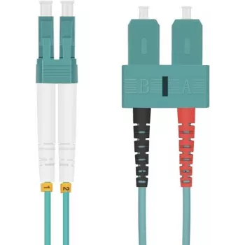 LWL-Patchkabel helos 50/125µm OM3 LC auf SC 15,0 m