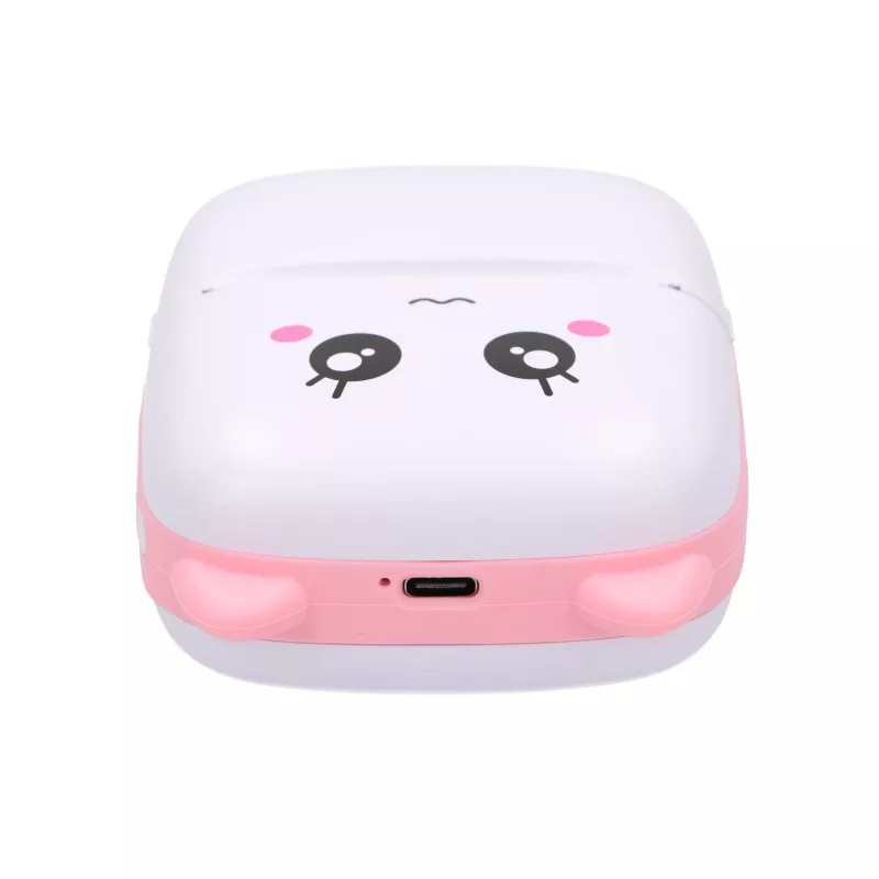 Thermodrucker für Quittungen Extralink EPP-001 mit 5 Rollen selbstklebendem Thermopapier, Pink