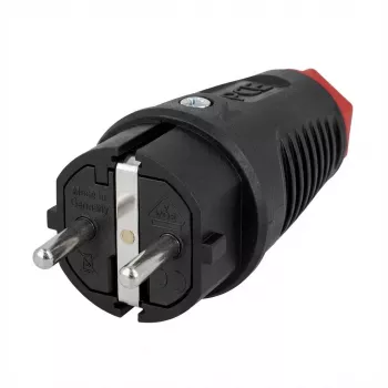 ABL Expert Schuko-Stecker 100000043 (TPE) schwarz sv IP44 3x2,5 (100000043)