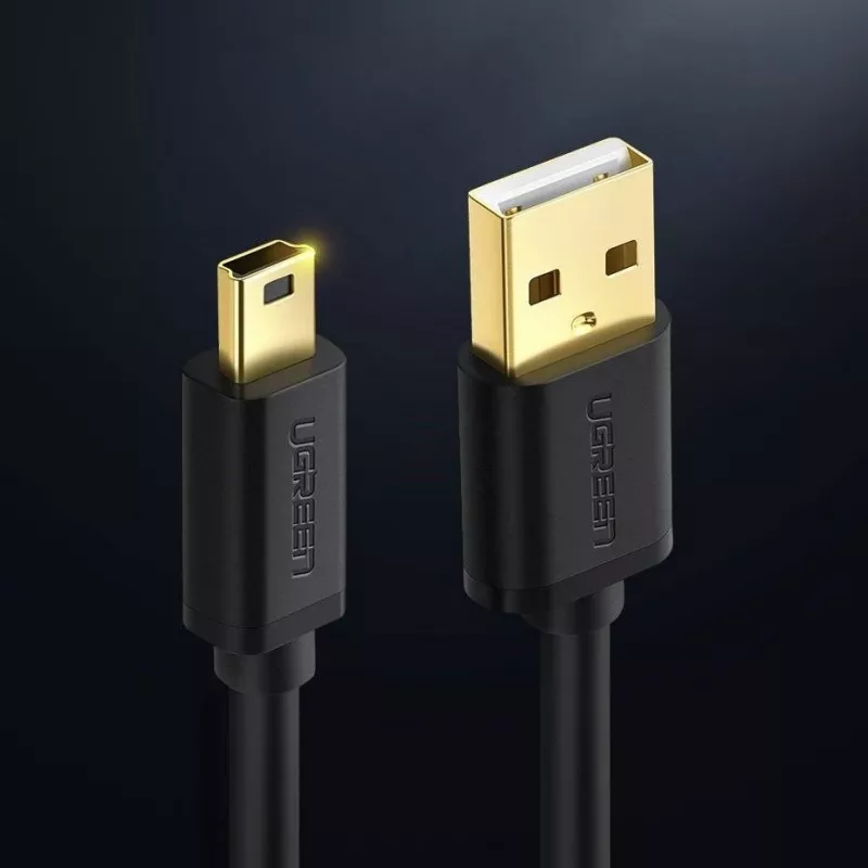 Ugreen USB-Kabel - Mini-USB 480 Mbit/s 3 m US132 (schwarz)