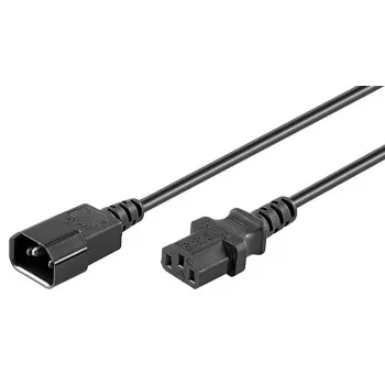 Microconnect PE040650 Stromkabel Schwarz 5 m C13-Kupplung C14-Kupplung