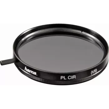 Hama Polarisationsfilter Zirkular, 49,0 mm, Vergütet, Schwarz Zirkularer Polarisationsfilter 49 mm