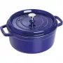 Gusseisen-Kokotte Staub 26 cm rund, dunkelblau