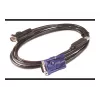 APC KVM USB Kabel - 6 ft (1,8 m), 1,83 m, USB, USB, VGA, Schwarz, USB-A